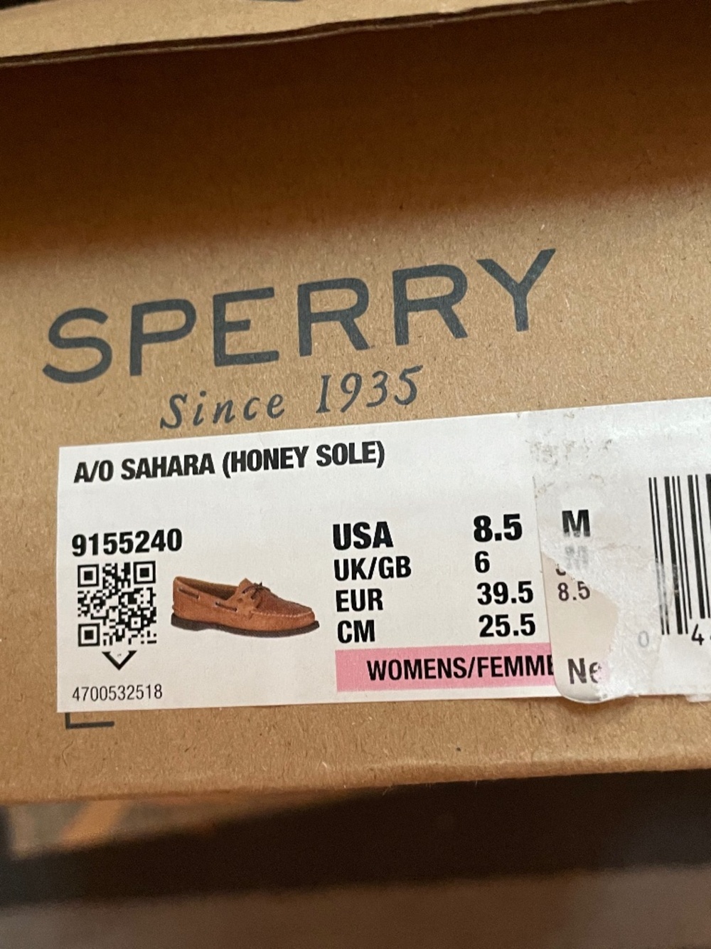 Sperry Brown Leather Boat Shoes Women